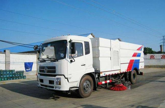 DONGFENG الشاسيه الجاف شاحنة كنس الشوارع Eur V Emission