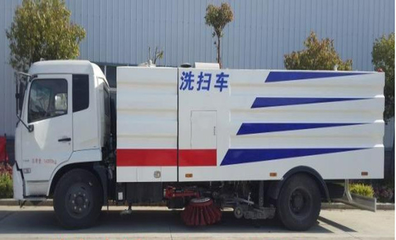 DONGFENG الشاسيه الجاف شاحنة كنس الشوارع Eur V Emission
