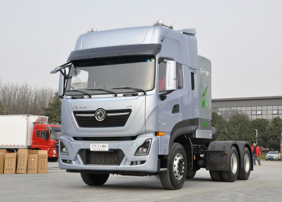 DONGFENG 6x4 Heavy Duty Cng Trucks Euro 3 مستوى الانبعاث