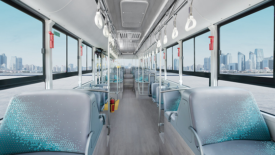 KINLONG 5G Pure Electric Vehicle Bus 12M Electric City Bus 28 مقعدًا