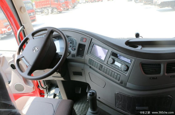 36T 6x4 جرار مقطورة شاحنة محرك اليد اليسرى Dump Truck Tractor Trailer