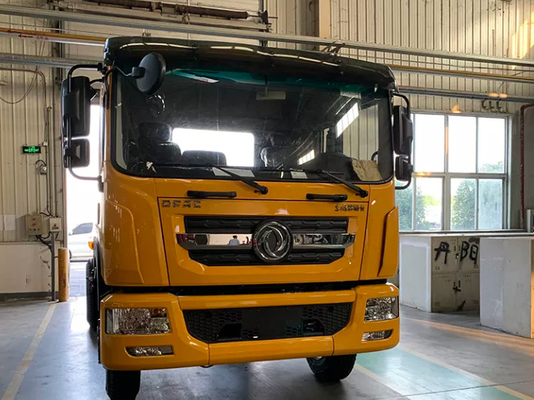 96kw 4 × 2 الكابينة المفردة الثقيلة شاحنة قلابة يدوية