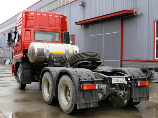 420HP الثقيلة Cng الشاحنات 6 × 4 شاحنة جرار Eur.IV الانبعاثات