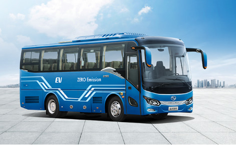 210.56 Kwh Passenger King Long Diesel City Bus مع عدد الكيلومترات 300 كم 40 مقعدًا