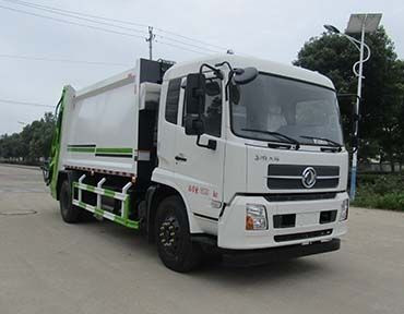 8CBM 7470kg القمامة شاحنة دونغفنغ النفايات الضاغطة شاحنات