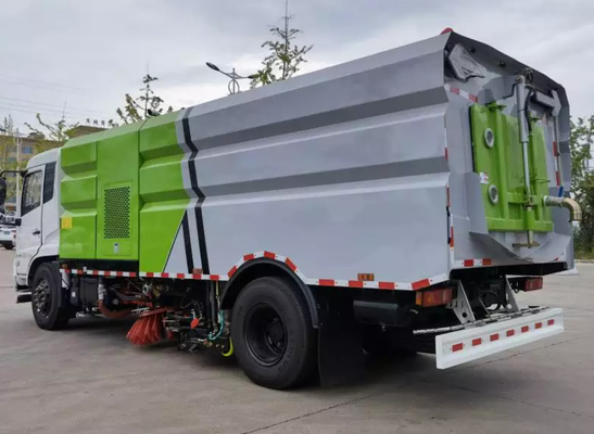 169kw 230hp 12CBM Road Sweeper Truck نوع الديزل لمكان الألغام