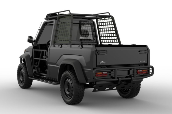 4WD على الطرق الوعرة الخفيفة واجب شاحنة كهربائية 76.8V / 10.5KW موتور لتسليم الطرق الصعبة